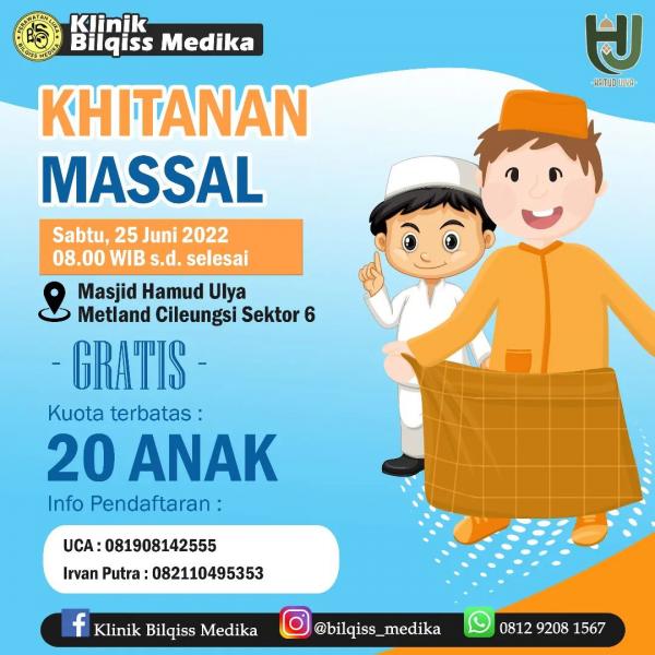 Foto Khitanan Masal: Klinik Bilqiss