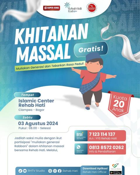 Foto Khitanan Massal Bogor 2024