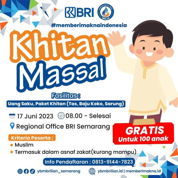 Khitanan Massal BRI 2023