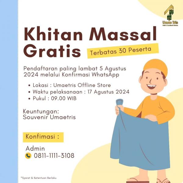 Foto Khitanan Massal Cirebon 2024