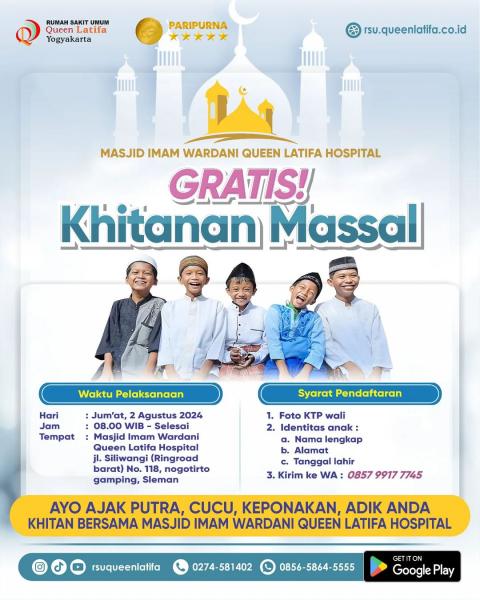 Foto Khitanan Massal Sleman 2024 GRATIS!